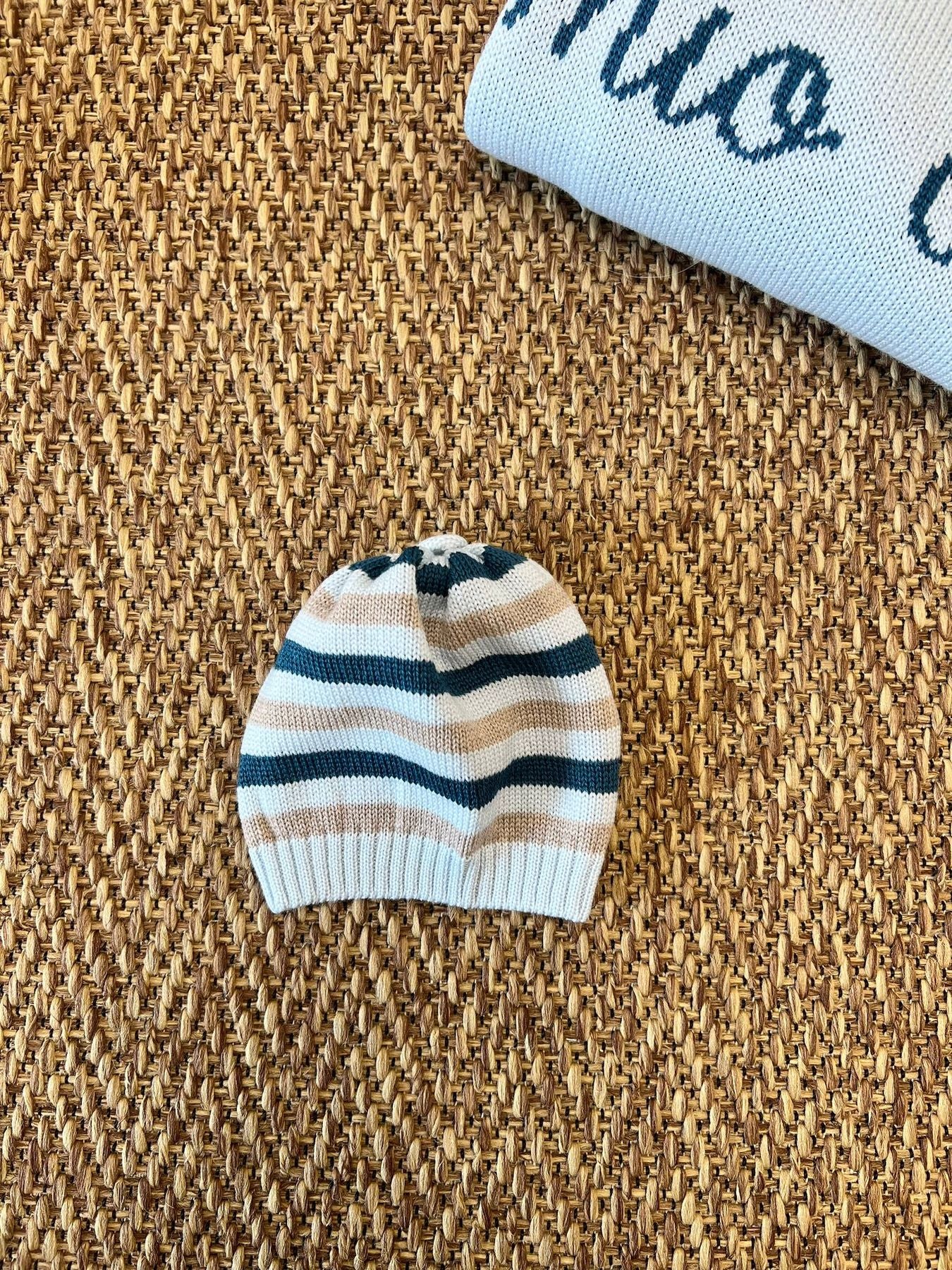 Sky Blue Pom Pom Baby Wool Hat Sky Blue IG5471PL/C