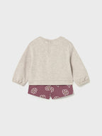 Girl's Pink Jacquard Bermuda Shorts 2262/49