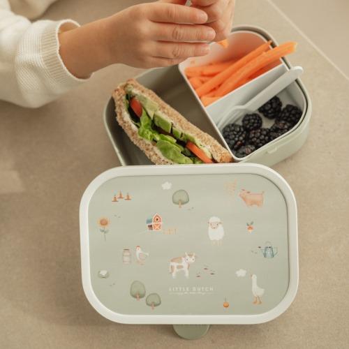 Lunch box con divisori  Verde 107440065399 -  NANU' BABY