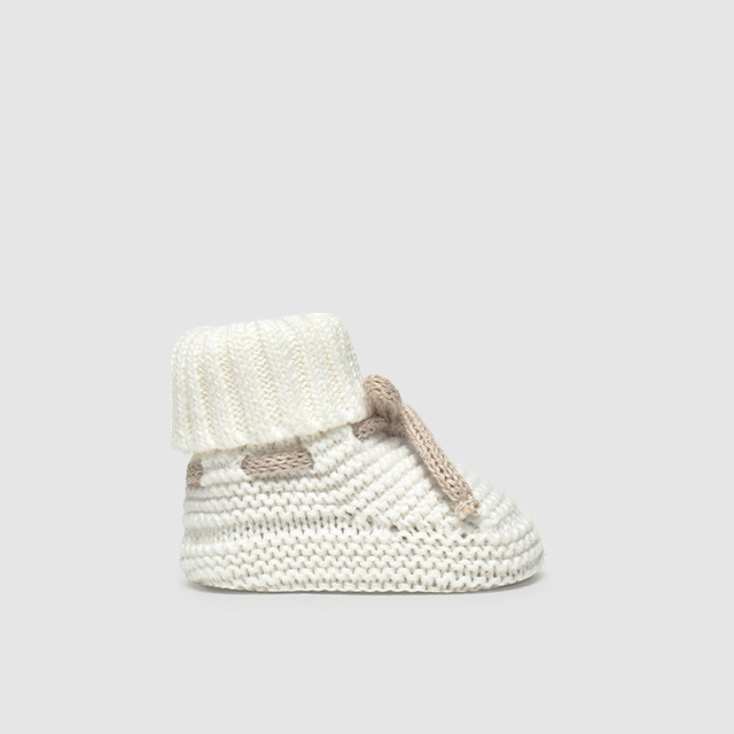 Babbucce Neonato ECRU 9970/85 -  NANU' BABY