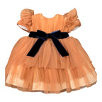 Orange Tulle Dress for Girls GG33I