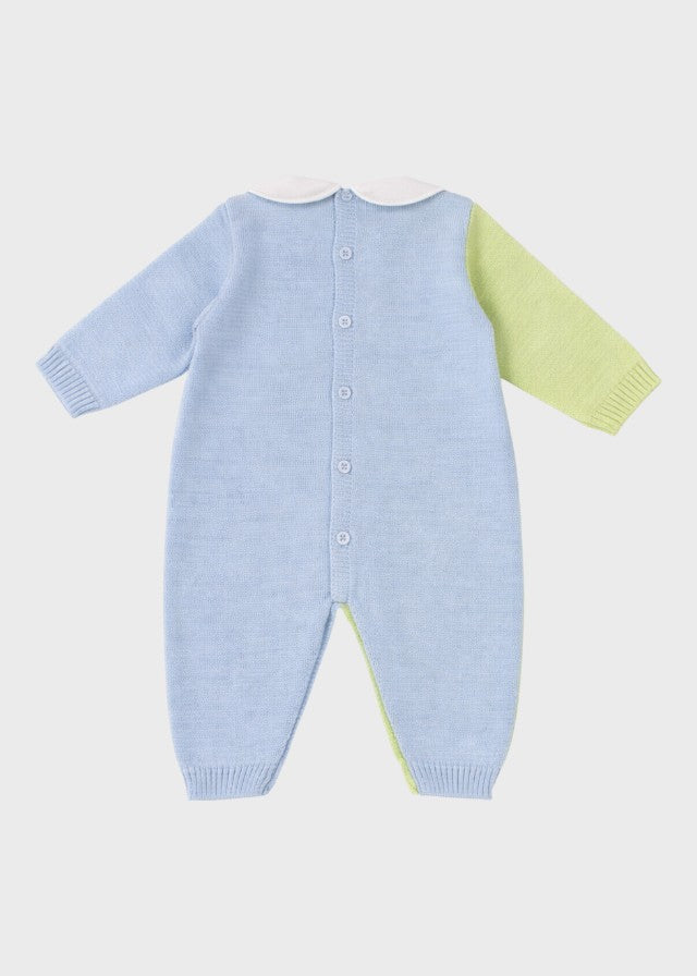 Embroidered Teddy Onesie Sky EK6010/C