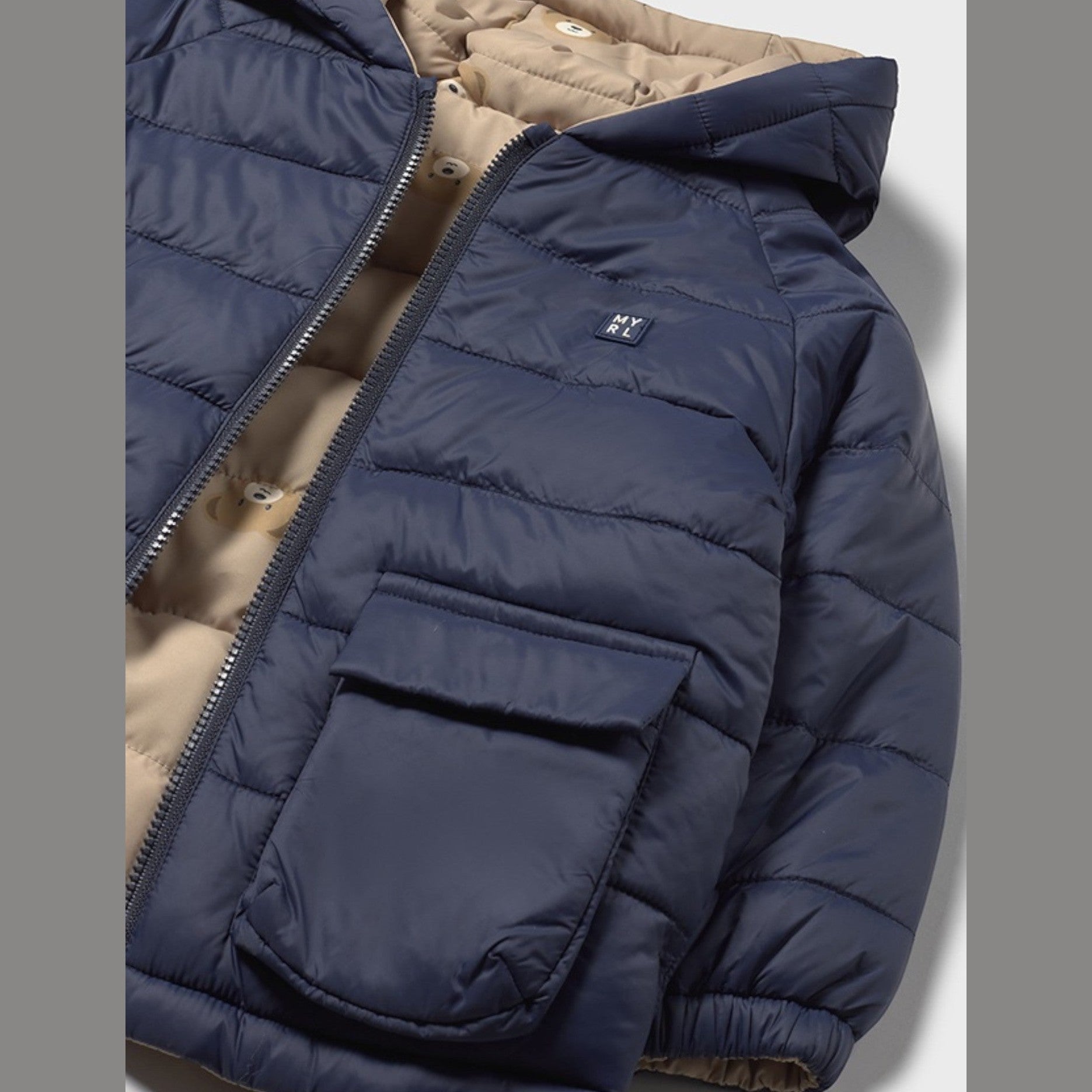 Giaccone soft reversibile Bimbo Blu 2420/39 -  NANU' BABY