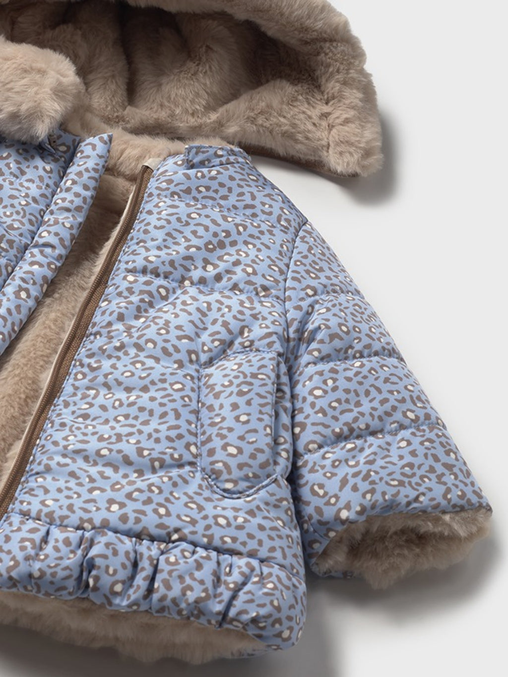 Girl's Coat, Light Blue 2404/50