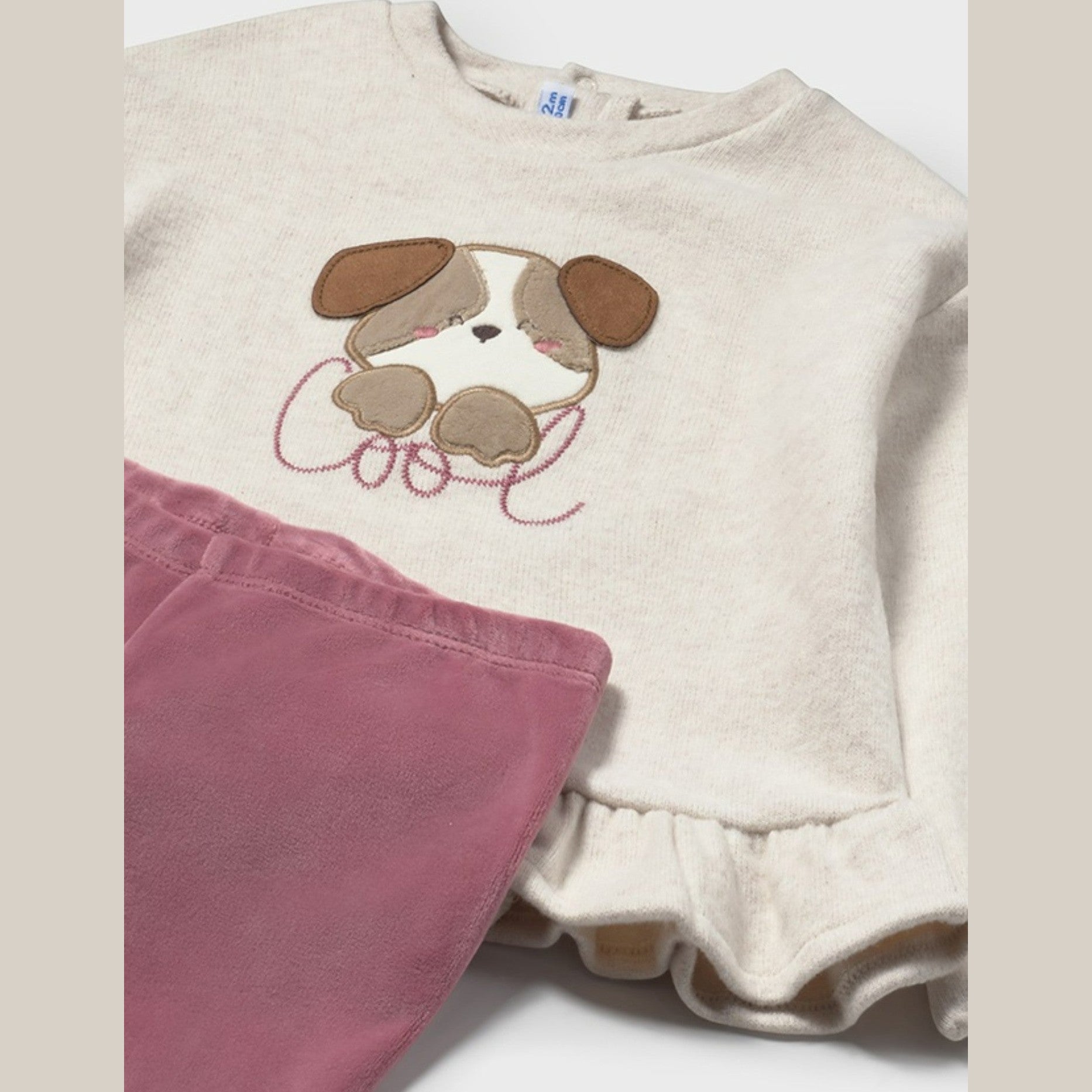 Completo leggings pullover Bimba Rosa 2738/28 -  NANU' BABY