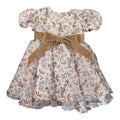 Beige Floral Dress for Baby Girl GG29I