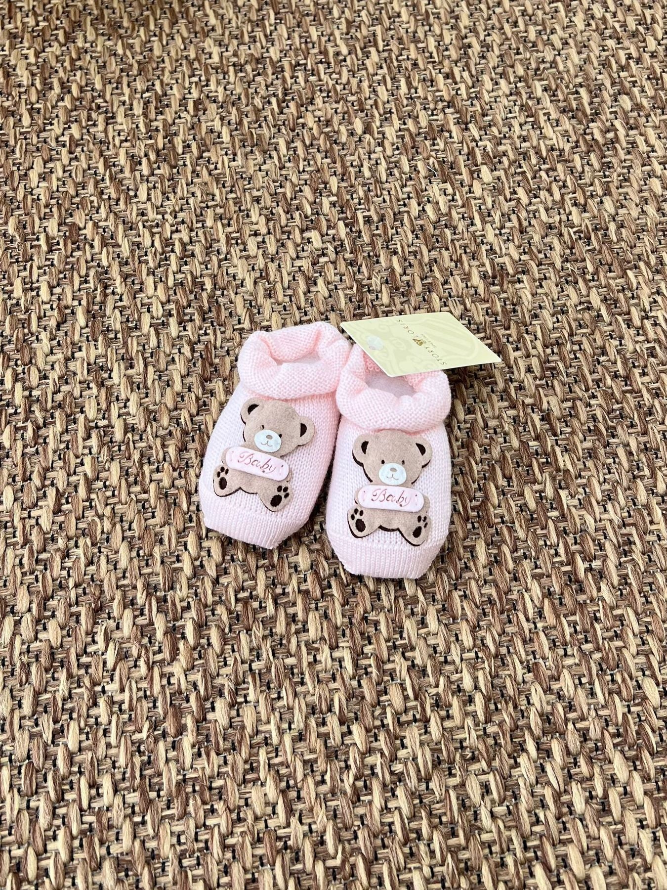 Babbucce Orsetto Baby Neonata ROSA 2835/1R