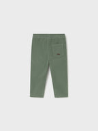 Green Microfiber Perforated Pants for Boys 2507/89