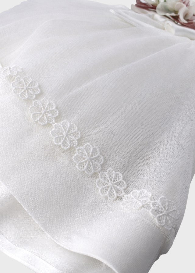 White Tulle Ceremony Dress