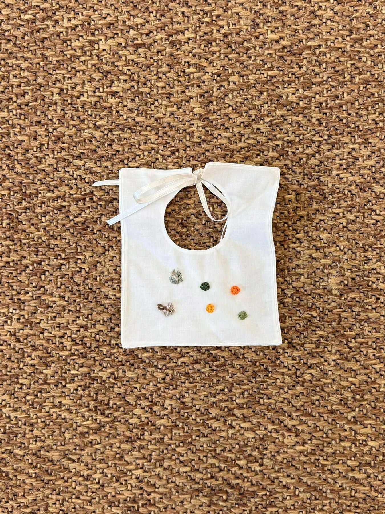 ANDREA Baby Bib White ANDREA/646