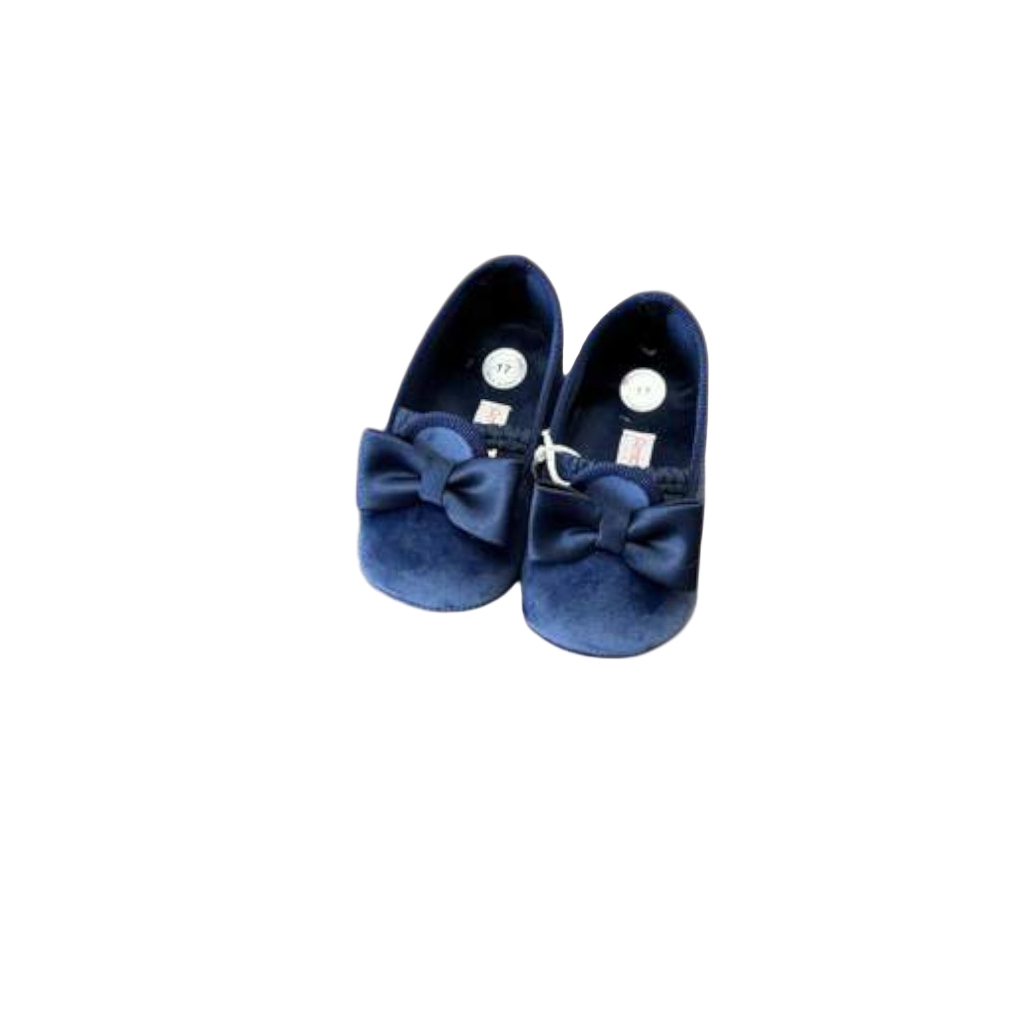 Scarpe Bimba Velluto Blu AMBARABA' - Eleganti