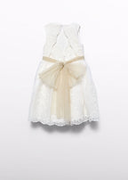 Cream Organza Ceremony Dress 5037/7