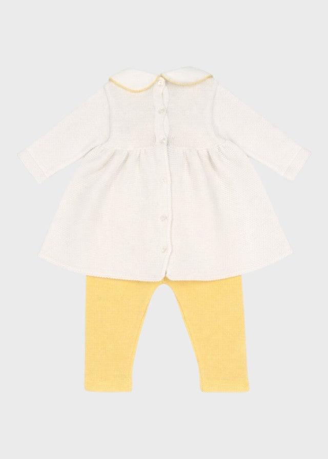 Yellow Bow Cotton Set 478