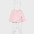 Baby girl's newborn outfit, pink, 9980/38