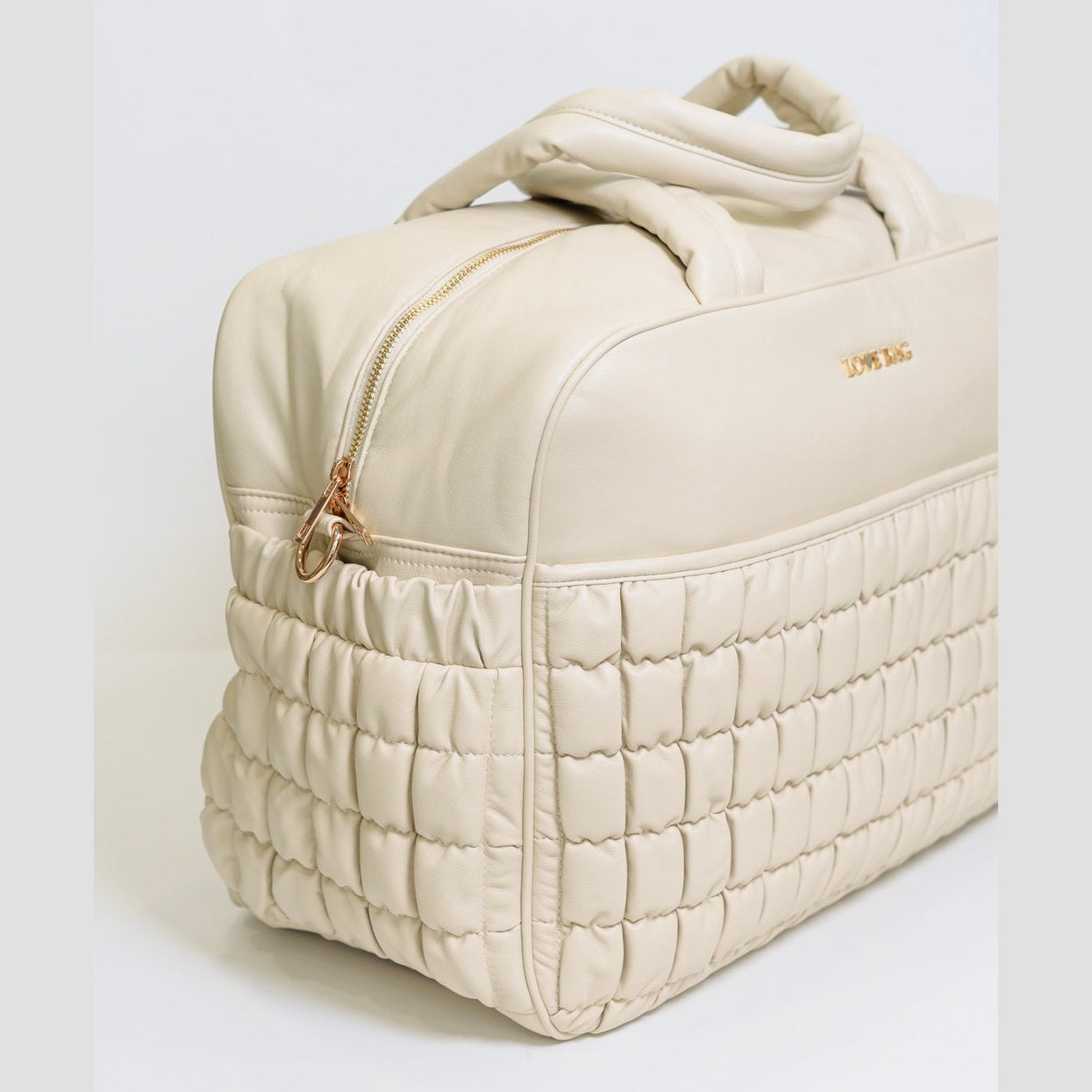 BORSA 48 ORE L ECO PELLE BEIGE -  NANU' BABY