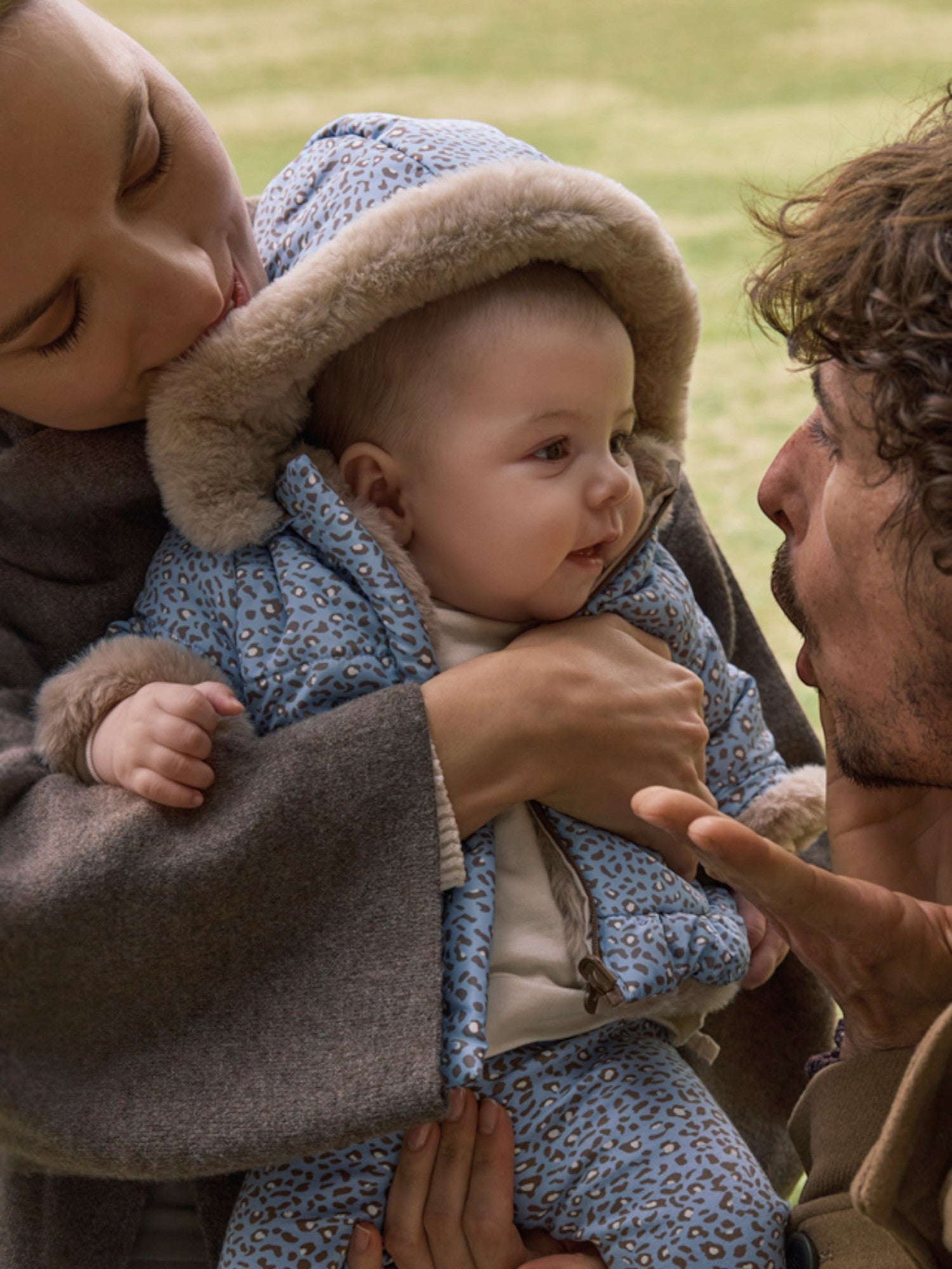 Girl's Coat, Light Blue 2404/50