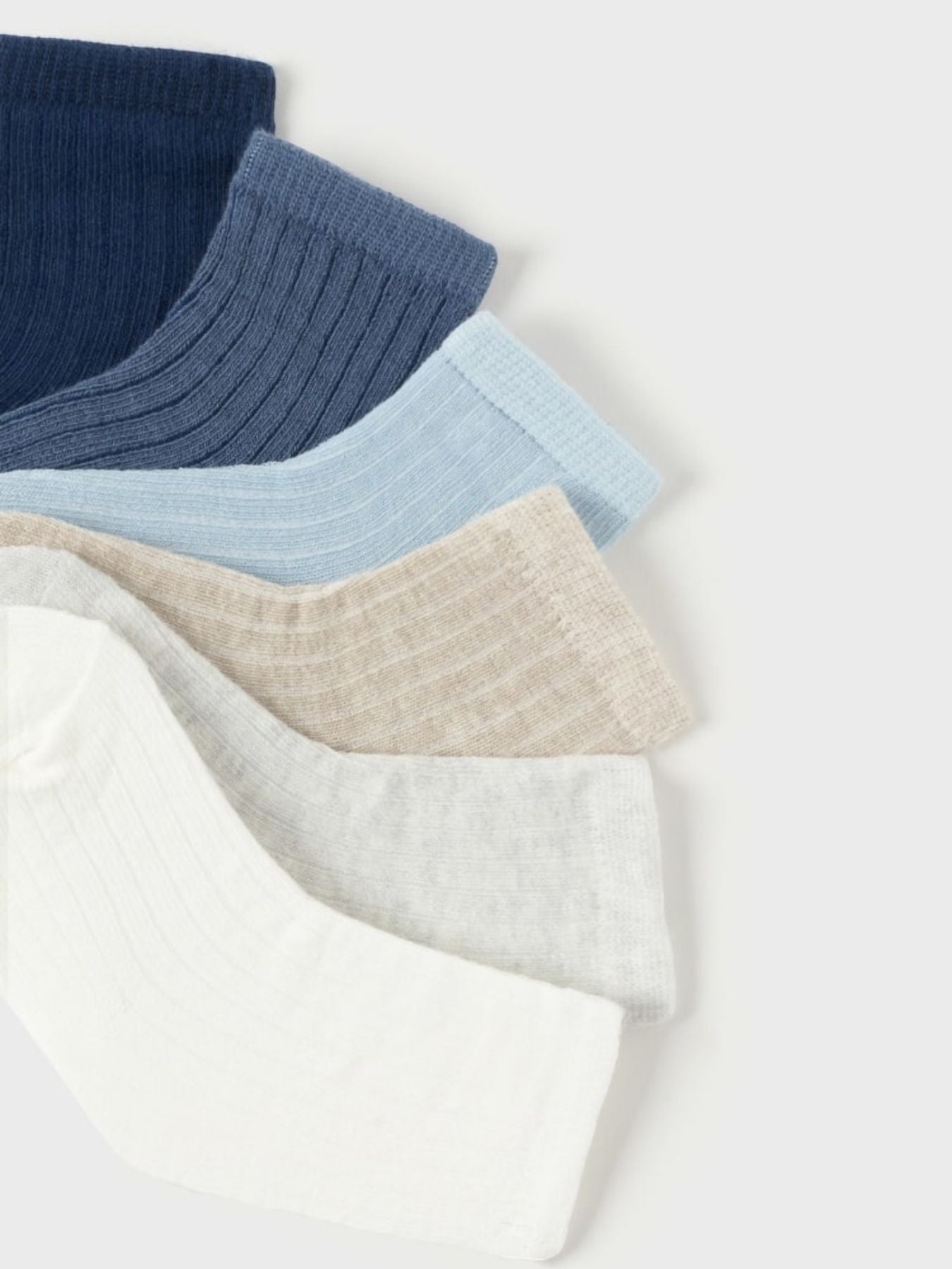 Set of 6 Blue Socks 1C-9758/AZ