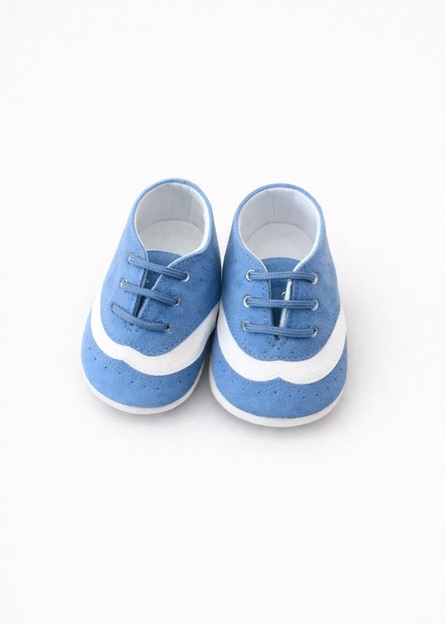 Oxford Lace-Up Shoe Light Blue SM3994/T0885