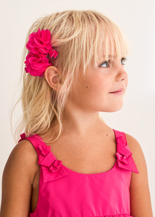 Pink Ruffle Taffeta Dress 5041/73