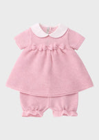 Completo Corto Cotone Farfalle Rosa 483