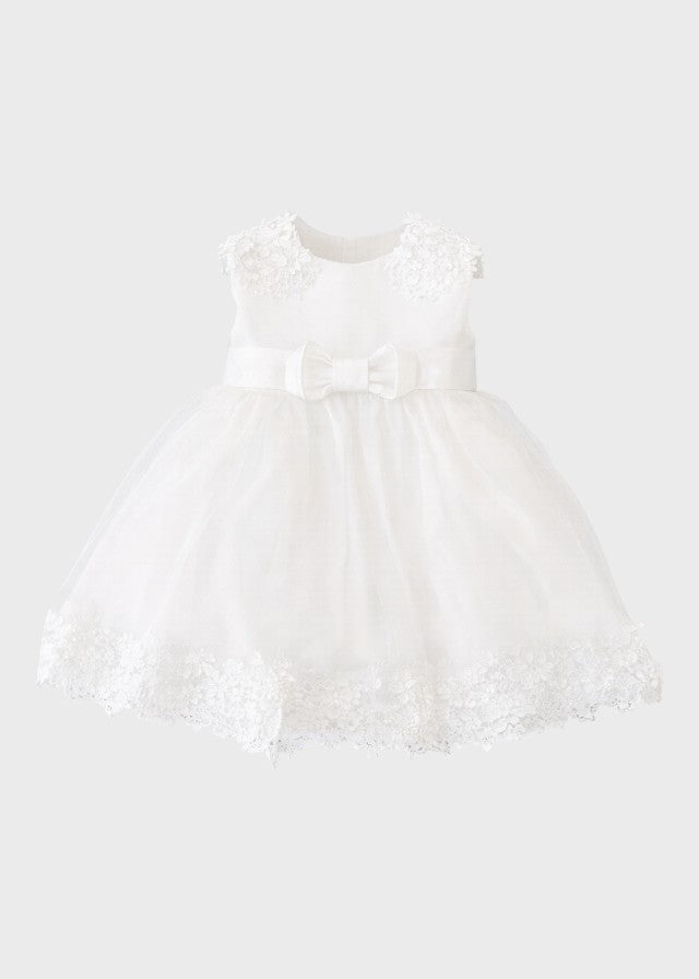 White Tulle Ceremony Dress FB083