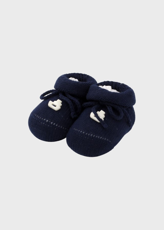 Blue Teddy Bear Cotton Slippers ORSETTO/767-B