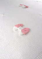 White Bow Cotton Blanket 181-B