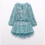 Compl. gonna lustrini Bimba Verde 5542/9 -  NANU' BABY