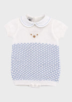 Sky Blue Teddy Short Romper EK5722/C