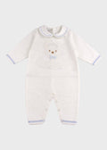 Sky Blue Teddy Long Romper EK5710/C