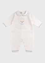 Sky Blue Teddy Long Romper EK5710/C