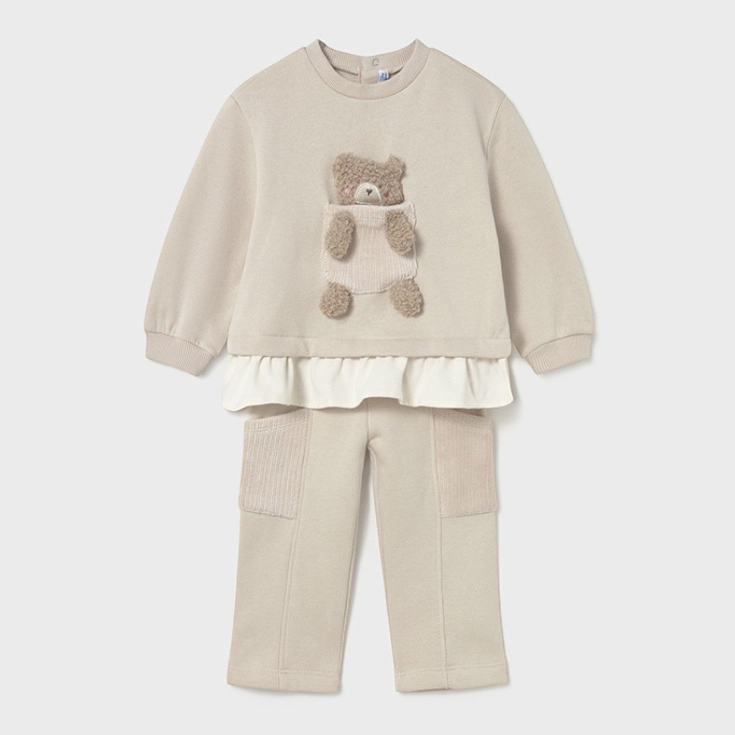 tuta Bimba Avorio 2843/52 -  NANU' BABY