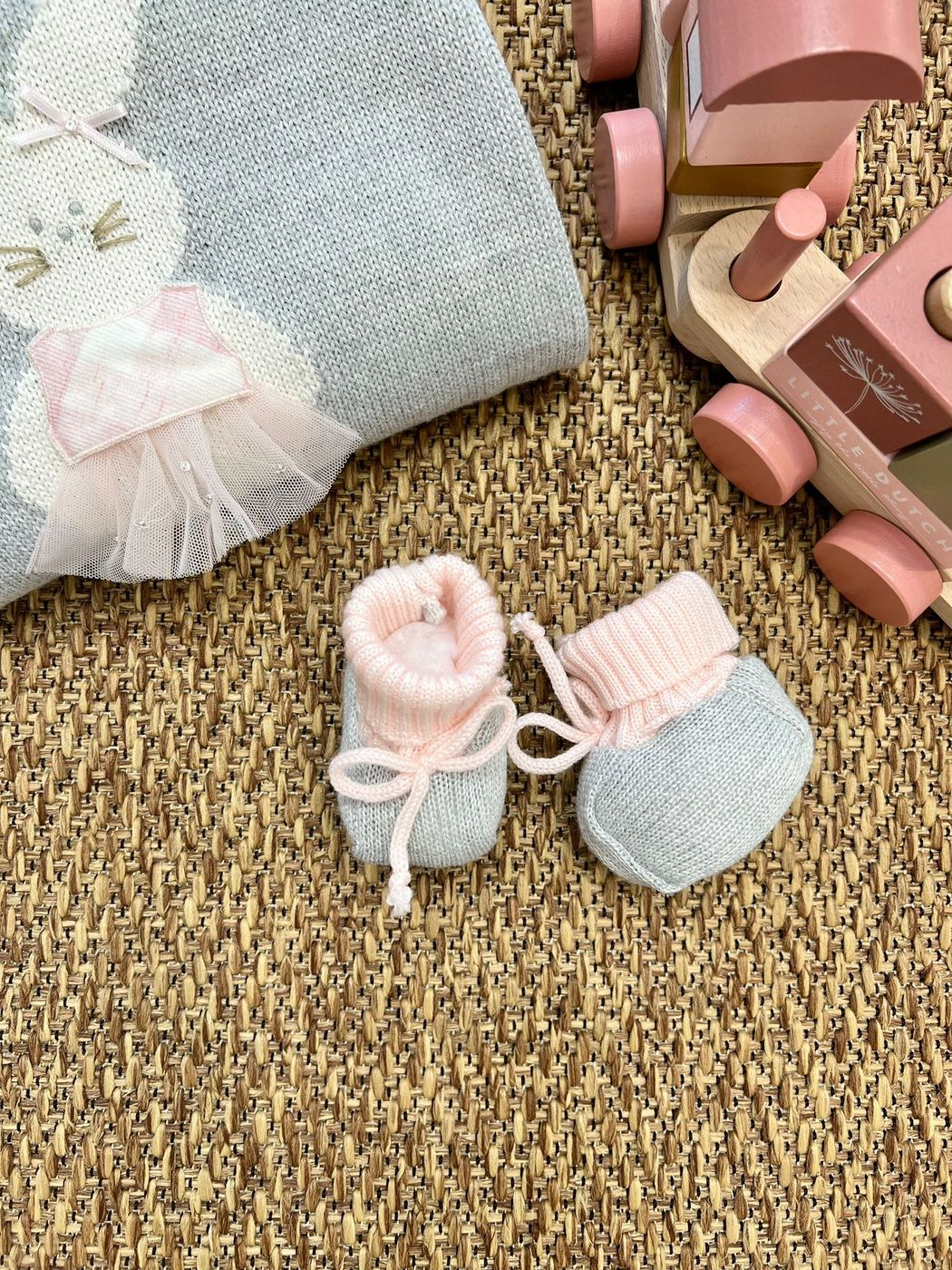 Baby Girl's Slippers Grey 6267