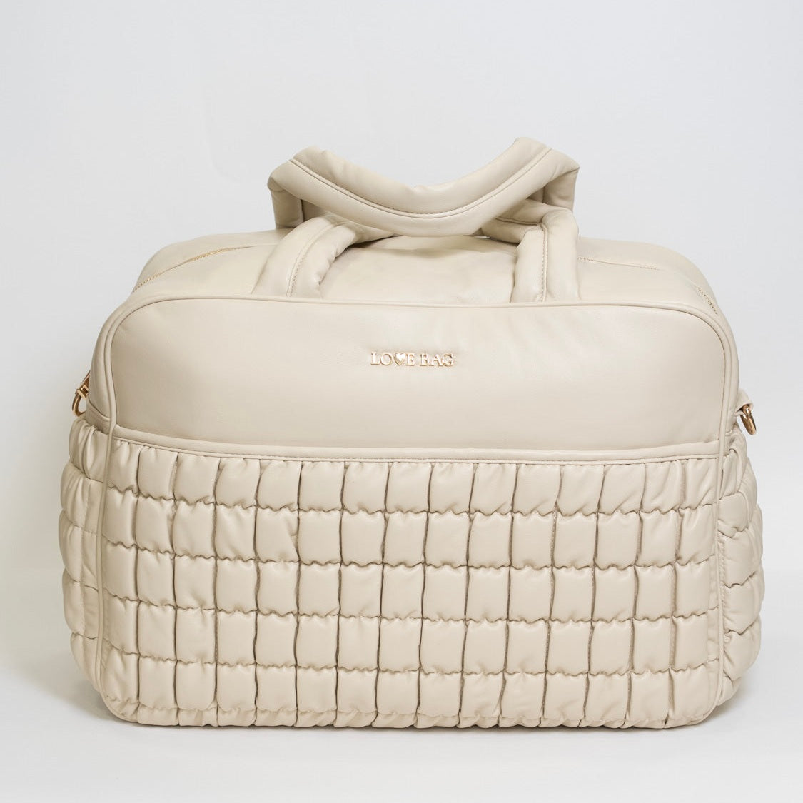 BORSA 48 ORE L ECO PELLE BEIGE -  NANU' BABY