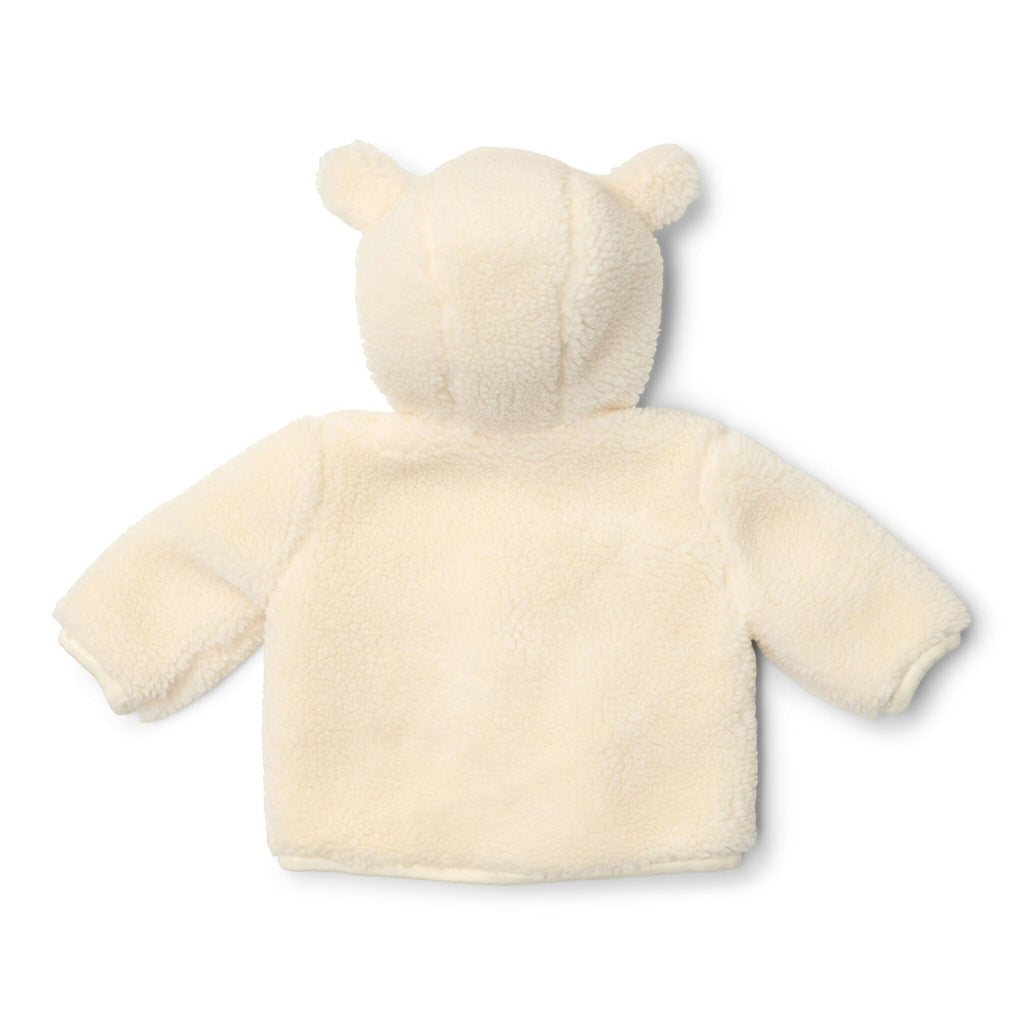 White Teddy Jacket for Girls CL25092111