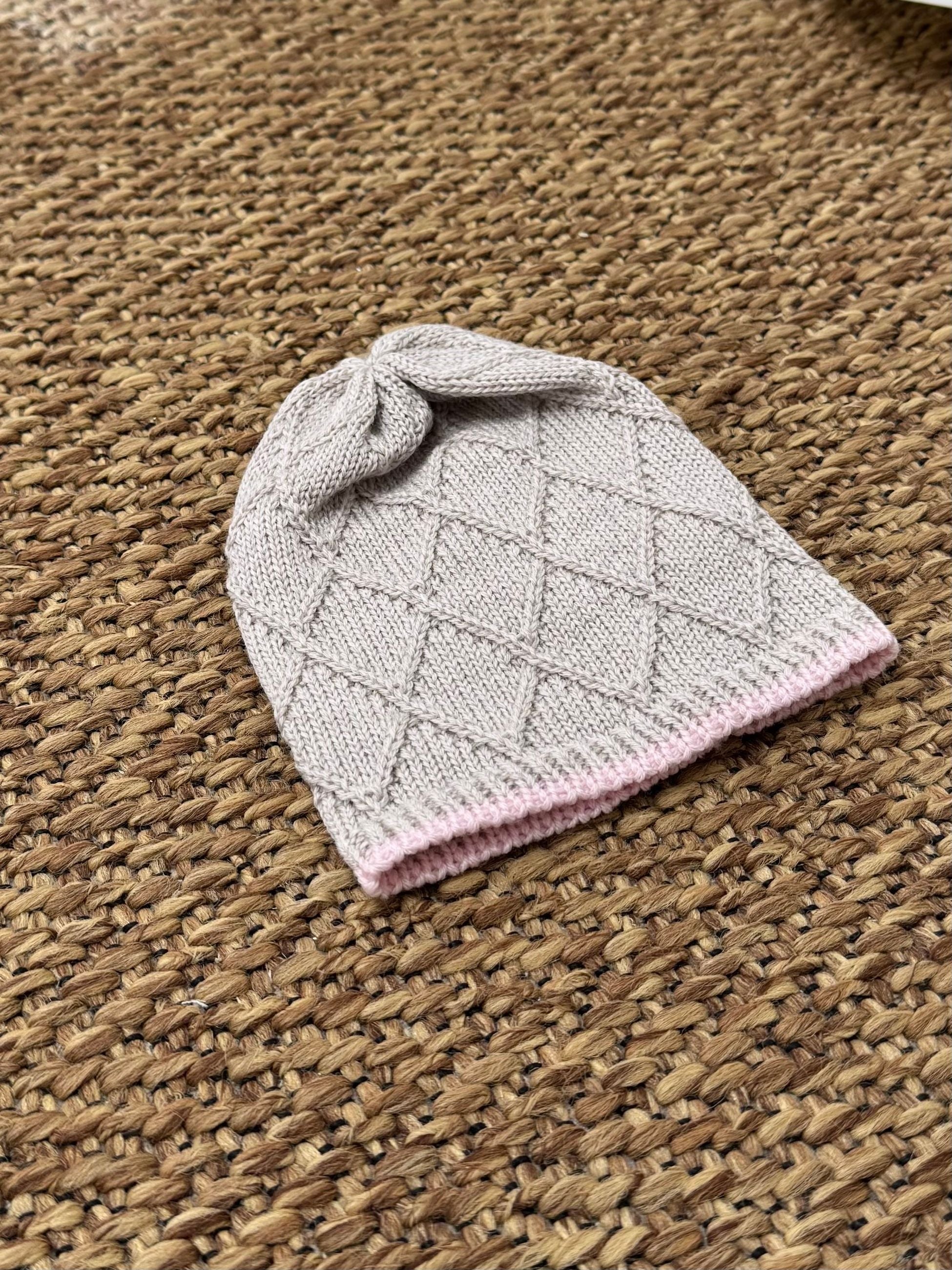 Cuffia Neonata Beige CA79/R