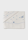 DORY/LN Sea Embroidery Cotton Sheet