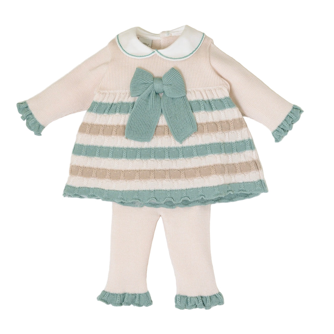 Completo nascita Neonata Verde IN2319/V -  NANU' BABY