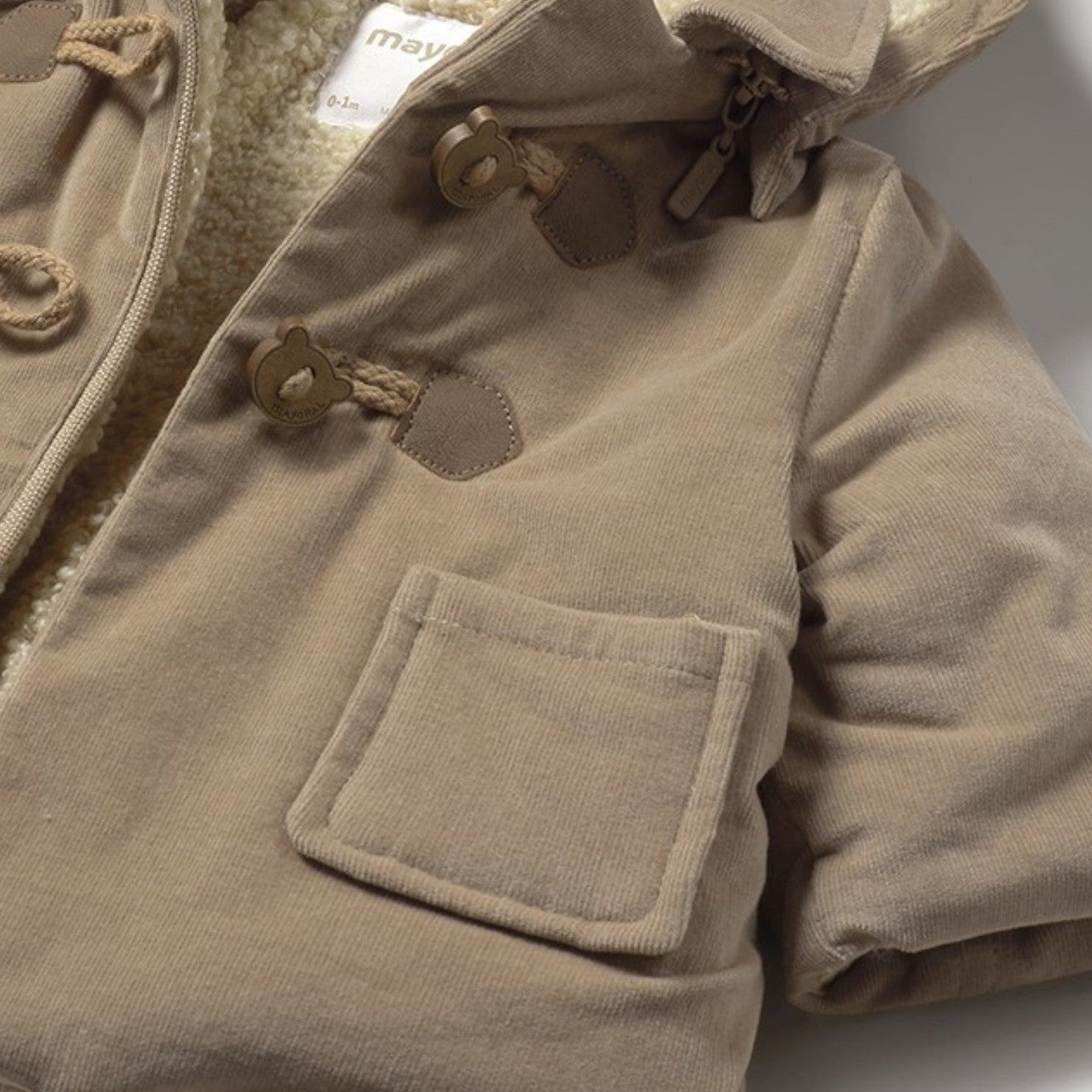 Trench Bimbo Marrone Elegante Mayoral 2411/62 - NANÙ BABY -  NANU' BABY