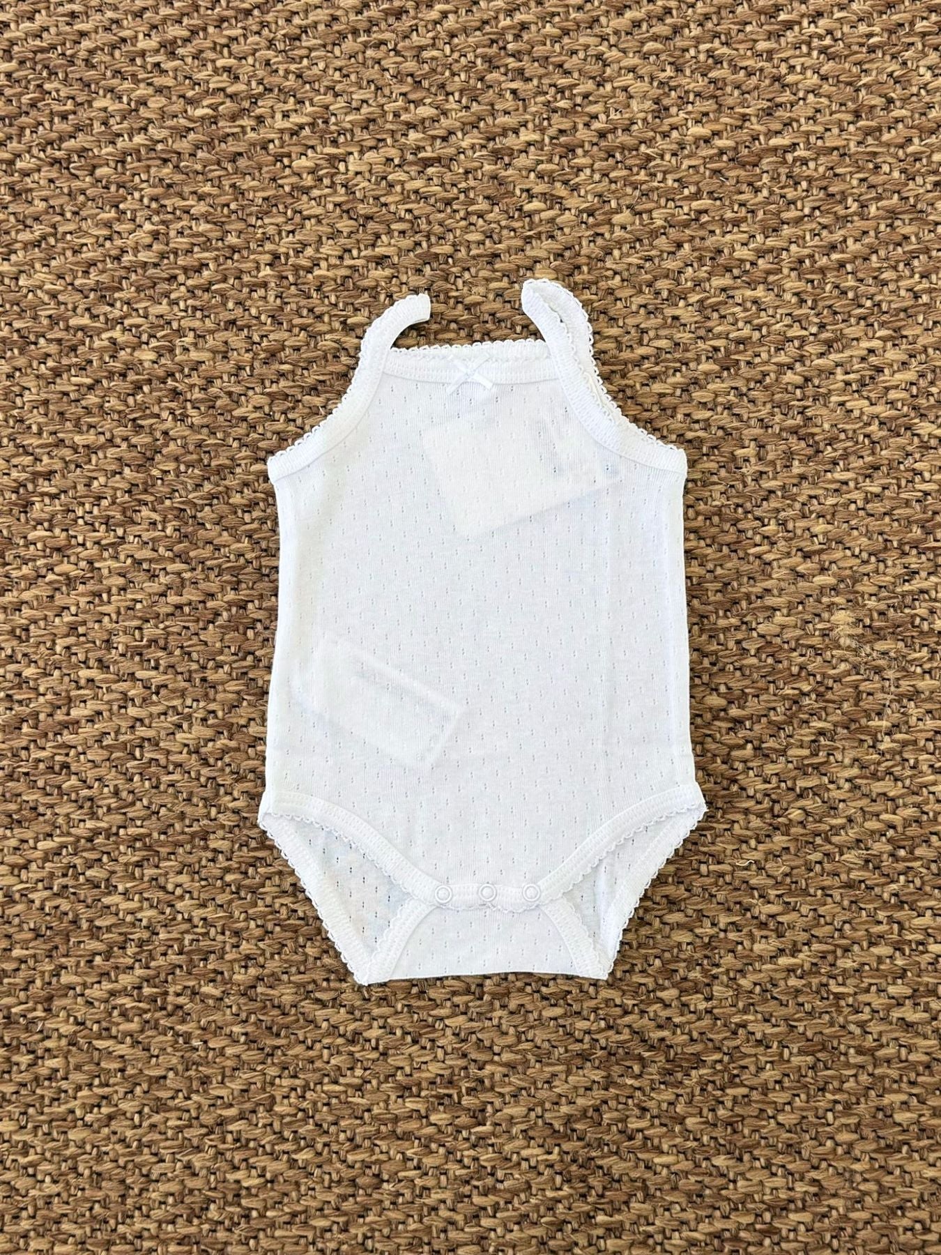 Body m/s traforato Neonata Bianco 1790