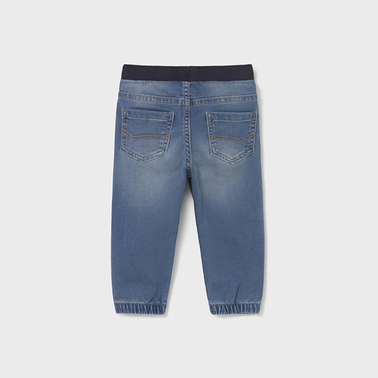 Pantalone soft denim jogger Bimbo Blu 2508/95 -  NANU' BABY