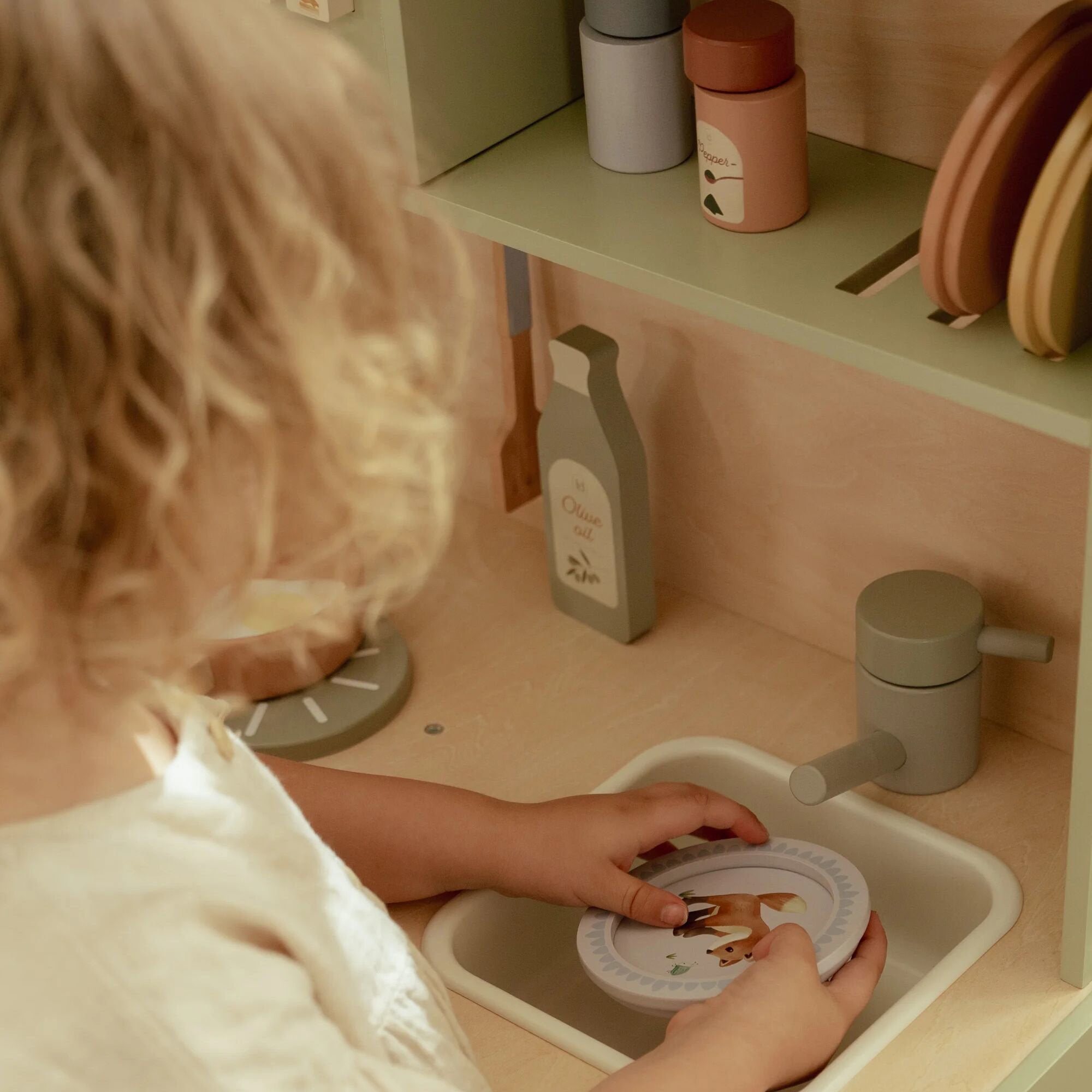 Cucina da gioco in legno  Multicolore LD2500 -  NANU' BABY