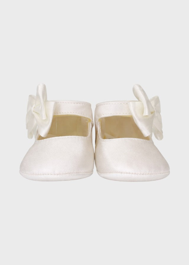 Cream Taffeta Satin Ballerina SF4116/T0988/P