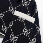 Compl. gonna tricot jacquard Bimba Nero 5538/8 -  NANU' BABY