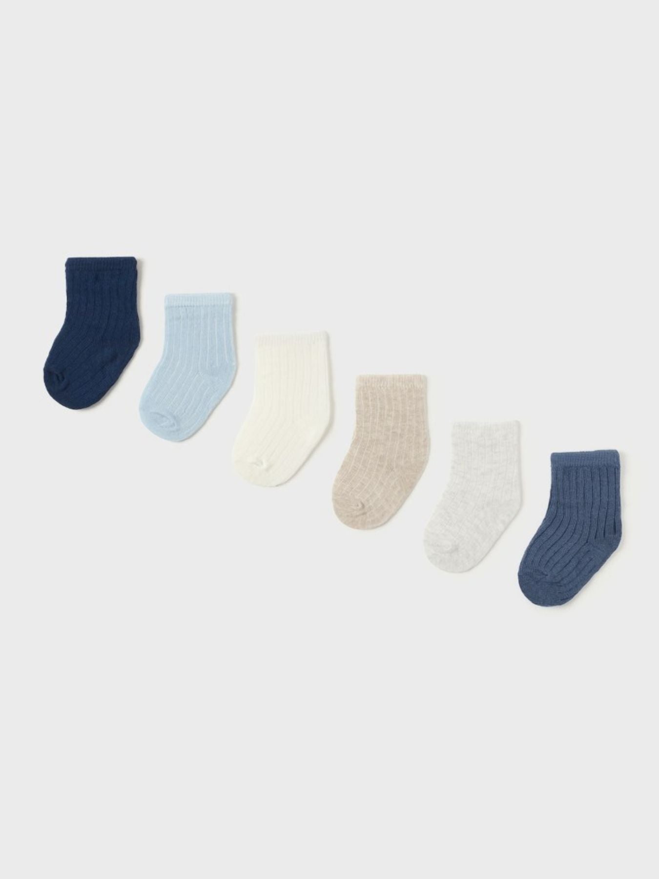 Set of 6 Blue Socks 1C-9758/AZ
