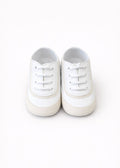 Two-tone Beige Leather Shoe SM3985/T003