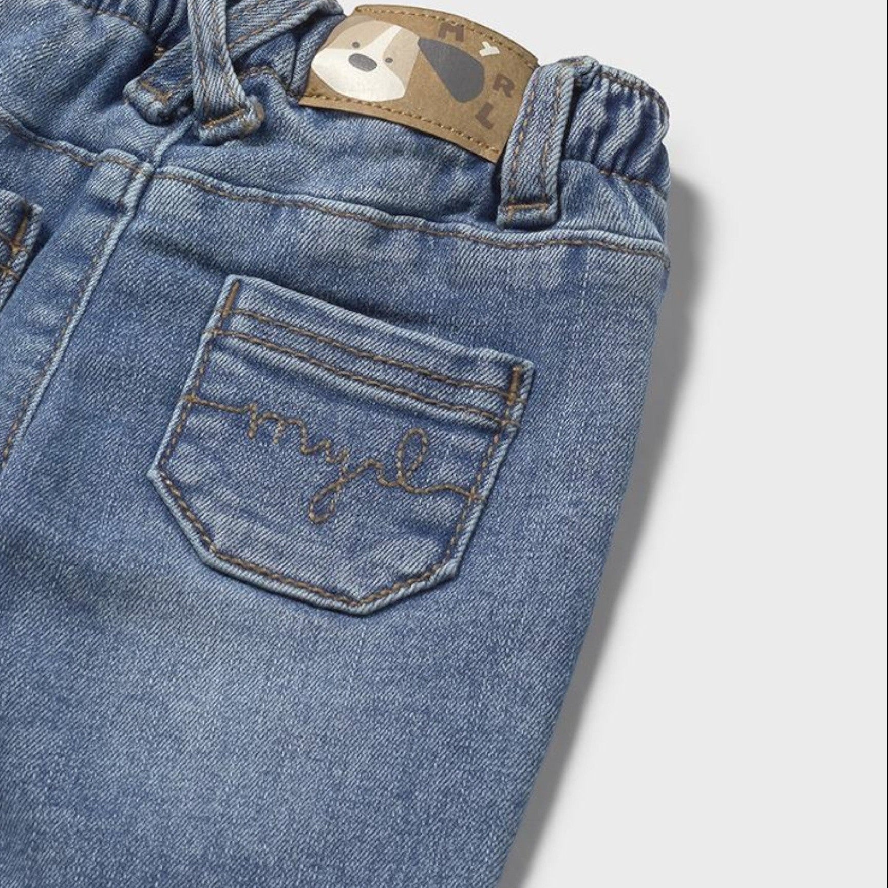 Pantaloni Bimbo Jeans Lunghi Mayoral 593/5 - NANÙ BABY -  NANU' BABY