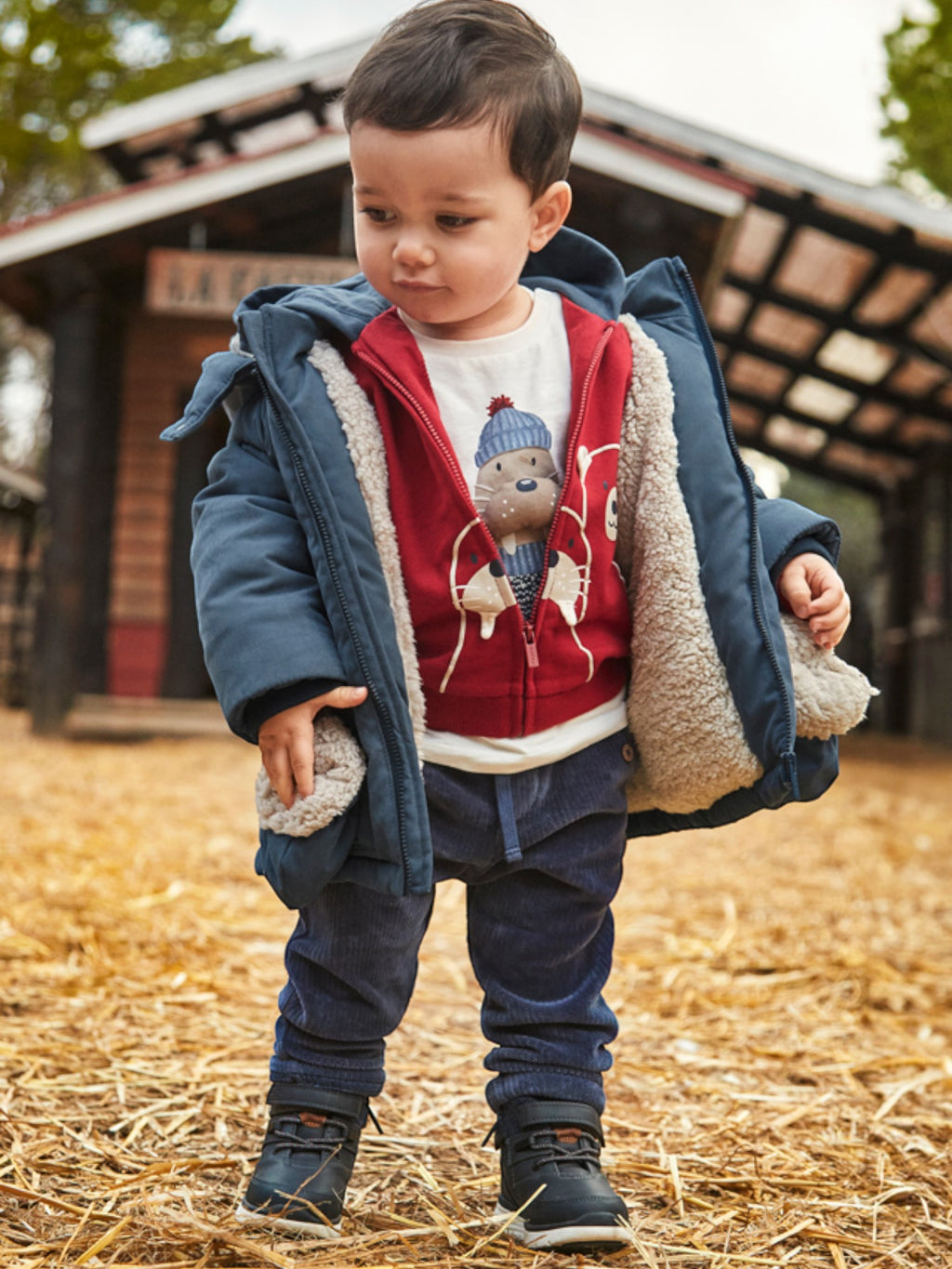 Baby Blue Wool Stitch Trousers 2510/10