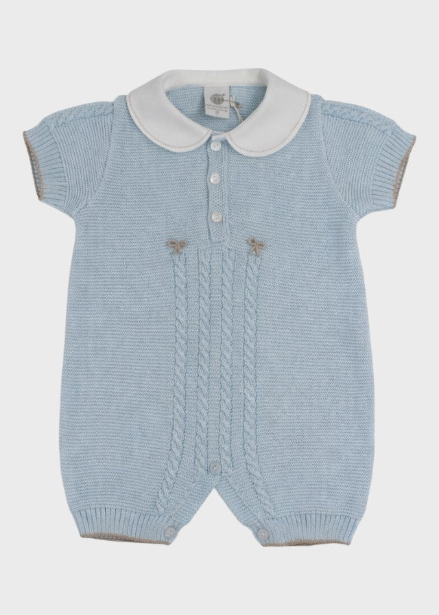 Sky Blue Bows Short Romper EK6315/C