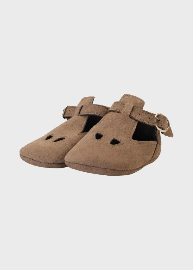 Brown Suede Shoes SM4181/T041/M